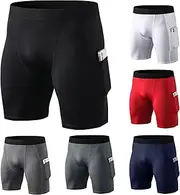 [Generic] Men Shorts Fitn Cycling Quick Drying Gym Workout Running Sports Underwear