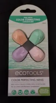 ECOTOOLS Color Perfecting Minis Makeup Sponges 1669 Set of 4 Latex Free