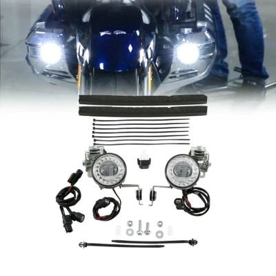 ABS Clear Lens LED Foglights Kit Fit For Honda Goldwing 1800 GL1800 2018-2024 19