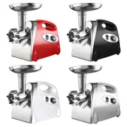 Spector Electric Meat Grinder Mincer 800W Sausage Filler Kibbe Maker Stuffer