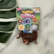 Koosh Critters Vintage Toy Jungle Collection Monkey New Brown Ball 1994