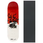 Welcome x Batman Skateboard Deck Talons on Popsicle Red Stain 9.0" with Grip