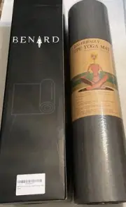 2/Lot- Yoga Mat Eco-Friendly TPE Non-slip Textured surface- 24x72 - Black - New!