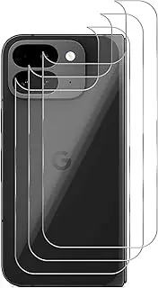 [GIOPUEY] [Pack of 3 Back Film Compatible with Google Pixel 9 Pro Fold, Ultra Thin Flexible TPU, Scratch-Resistant, Compatible Case, Oil Resistant, Smooth - Transparent