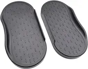 2 Pieces Elliptical Trainer Pedals Accessories Practical Durable Foot Pedals Fitness Equipment Footboard for Sports Exercise