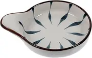 Generic Ceramic Dipping Plate Compact Sauce Dish for Condiments Appetizers and Snacks Easy to Clean Dish for Soy Sauce Mustard and More Elegant Dining Table Decoration