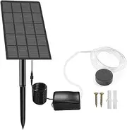 Solar Pump Oxygenator Aquarium Pond Aerator with Hose and Bubble Stone for Fish Tanks Garden Pond Pool Aquarium