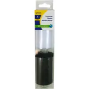 Korbond Polyester Thread Black & White 500M 2 pack