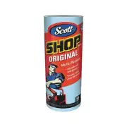 Scott Original Multi-Purpose Shop Towel, Blue, 11 Inches W X 9.4 Inches L, Roll