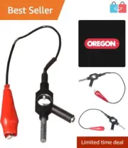 Compact Spark Plug Ignition Tester for Running & Cranking Engines - Black
