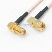 SMA male RA to SMA female right angle 90 degree RG316 cable Coaxial Kable 50ohms