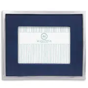 Mariposa Mariposa Leather with Metal Border Frame, 5 x 7