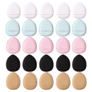 25 Pcs Finger Powder Puff Mini Makeup Sponge Puff for Foundation Concealer