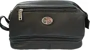 MONDO Designer Cosmetic Bag Helsinki Triple Zip Mens