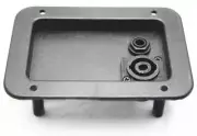 1PC 132x92x45MM Speaker Junction Box For Speaker Accessories 4 Pole Plug Socket