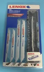 Lenox 9-Pack Bi-Metal Reciprocating Saw Blade Set