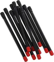 Ciieeo 10pcs Valve Extension Rod Tire Stem Extension Rod Valve Stem Straight Extension Scooter Tire Valve Extension Valve Stem Adapter Valve Stem Extension Valve Stem Supply Black Plastic