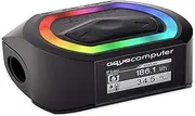 Aquacomputer 53293 Flow Sensor high Flow Next, OLED, 2X G1 / 4, RGBpx - Black