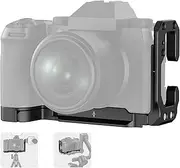 NEEWER X-S20 L Plate, Aluminum Quick Switch L Bracket with Extendable Side Plate, Arca Baseplate, Hinge Arm, 1/4" 3/8" Threads, Compatible with Fujifilm X-S20 DJI RS 2 RSC 2 RS 3 Pro Gimbals, CA042