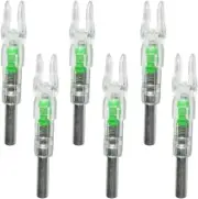 6X Automatic LED Arrows Lighted Nocks ID 6.2mm Arrows Nock Tail For Compound Bow