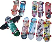 Finger Skateboards for Kids - Collectible Fingerboard Fingerboards Skateboards Set | Finger Skateboards for Kids Teens, Skateboard Games, Skateboard Party Favors, Fingerboards Give Away