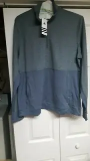 ADIDAS WOMENS NEW 1/4 ZIP JACKET SIZE XLARGE