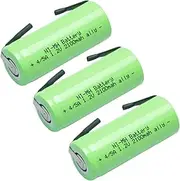 Toothbrush Replacement Repair Battery 2100 MAh 42 Mm Long And 17 Mm Diameter Compatible for Philips Sonicare Elite(3pcs)