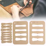 10Pcs Leather Acrylic Template Zipper D Ring Pull Tabs Sheet Stencil Accessories