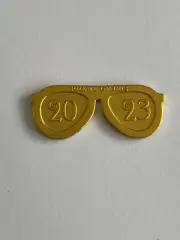 Krewe of Iris Mardi Gras New Orleans 2023 Glasses Doubloon