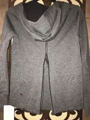 NWT $128 LULULEMON City Trek Jacket HBLK Grey 6 Zipper Back Authentic