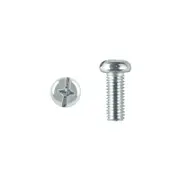Pinnacle M3 x 10mm Zinc Plated Round Head Bolts And Nuts - 20 Pack