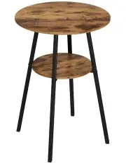 [Artiss] Industrial Bar Table in Brown