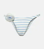 [Same] Same Rose 90s floral-appliqué bikini bottoms AU 12 blue