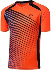 [Sportides] Men's Sports Breathable Quick Dry Short Sleeve T-Shirts Tee Tops Tshirt Running Training LBM901