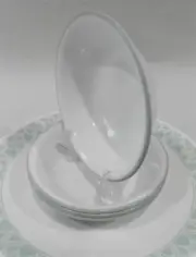❤️ 4 Corelle DELANO 10-oz DESSERT BOWLS Anders Sauce Fruit Sea Mist Pale Green