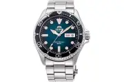 Orient Japanese Automatic Diving Watch with Stainless Steel Strap Silver 22 M...
