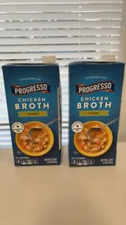 Progresso Chicken Broth, Gluten Free 32 ounces Pack of 2