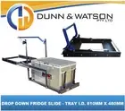 DS50 DROP DOWN FRIDGE SLIDE (TRAY ID 810MML X 480MMW) WAECO, ENGEL, EVAKOOL, ARB