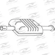 Redback Muffler - M2830