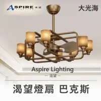 在飛比找momo購物網優惠-【Aspire 渴望】造型燈扇巴克斯(DC 直流馬達 A51