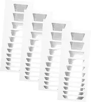 Levemolo 4 Sheets Self Adhesive Guitar Fretboard Stickers Note Map Decals for Electric Bass Guitars Durable Fade Resistant Instrument Decals for Beginners