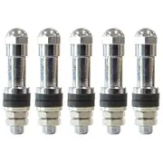 Weld Racing Valve Stem & Cap Suit All Weld Spindle Mount Wheels (5-Pack)