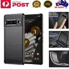 For Google Pixel 7/7 Pro Case Shockproof Carbon Fiber Heavy Duty Soft Cover AU