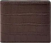 [FOSSIL] Men's Derrick Wallet Brown Size: One Size