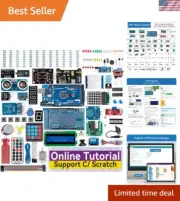 Arduino Mega 2560 Starter Kit - 291 Components with 73 Easy Projects Included