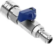Ball Valve Pressure Washer Valve Stainless Steel Pressure Washer Ball Valve Kit 3/8" Shut Off Valve for High Pressure Washer Hose
