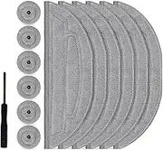 Mop Pads,Compatible for Roborock, S8 MaxV Ultra / S8 Max Ultra Robot Vacuum Cleaner Mop Cloth Refills