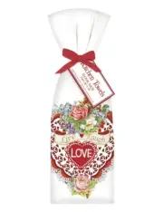 Victorian Trading NWOT 2 Mary Lake Thompson Valentine Heart Kitchen Towels 46C