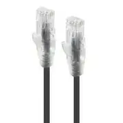 Alogic 2m Alpha Series Ultra Slim CAT6 Network Cable - Black