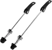 Bike Quick Release Lever Nut 2pcs Set for Mountain Bike Locking Skewer for Wheels Easy Install Secure Mounting